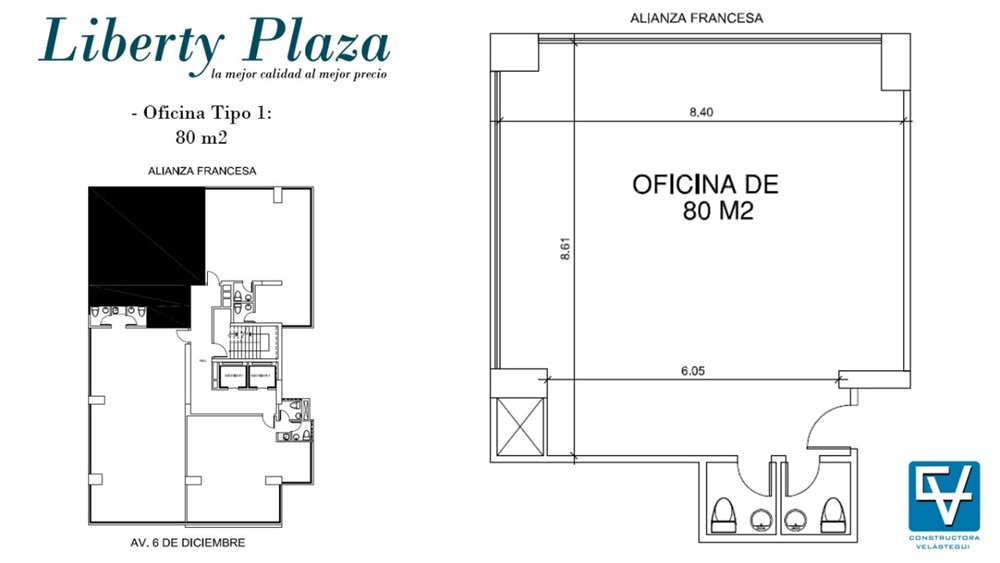 Liberty Plaza Oficina De 80 M2